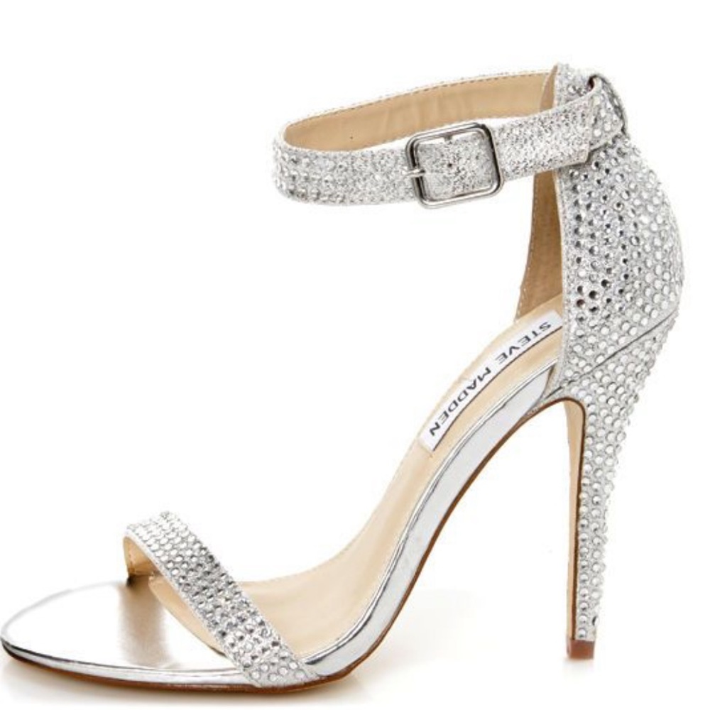 Steve Madden Bedazzled Heeled Sandals